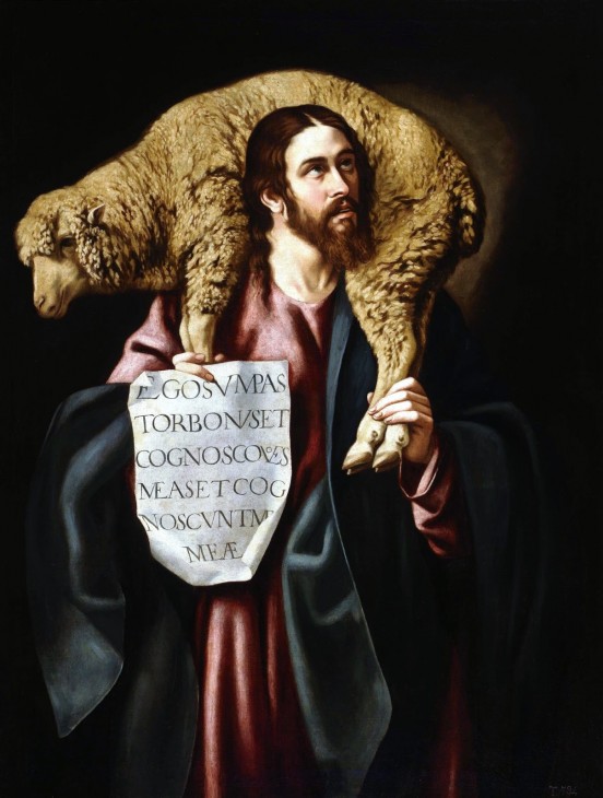 the good shepherd by cristobal garcia salmeron museo del prado