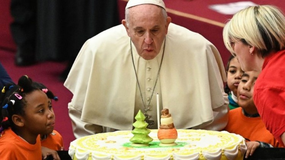 pope celebrates his birthday in 2018