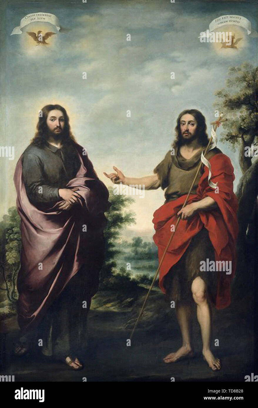 bartolom esteban murillo saint john baptist pointing christ 1655 td8b28