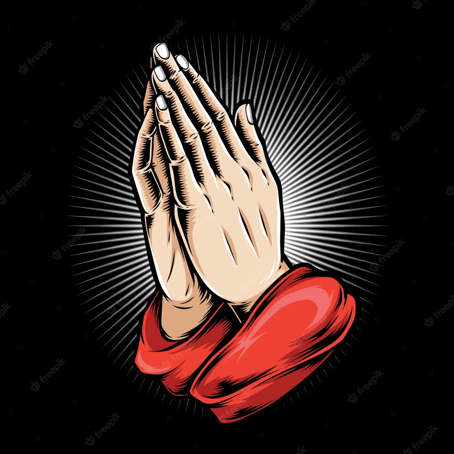 praying hand logo illustration 43623 864 jpg