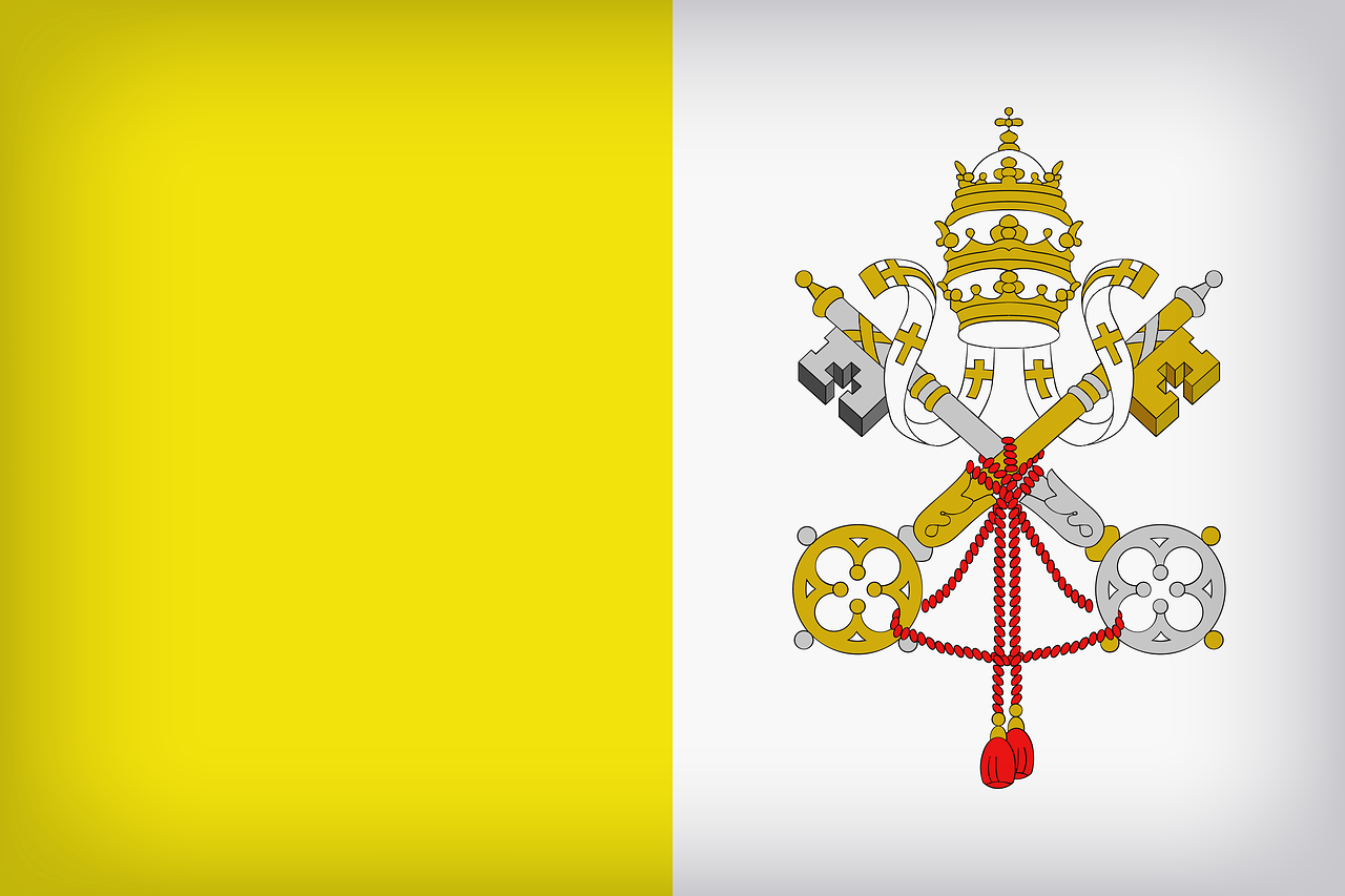 vatican city flag 2886029 1280
