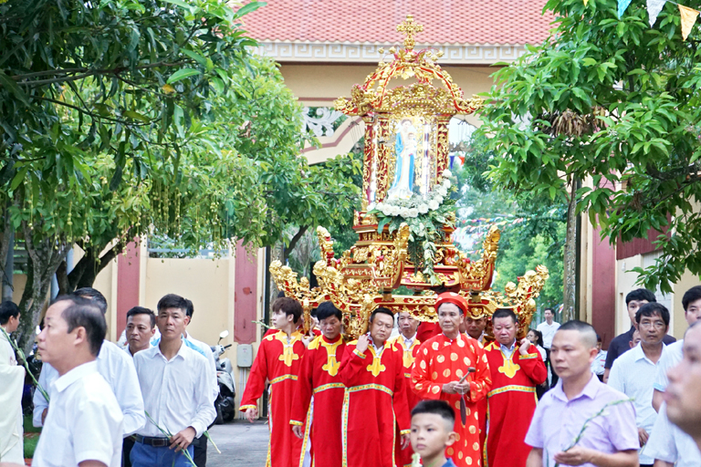 Họ La Vang, Gx. Bùi Chu mừng bổn mạng