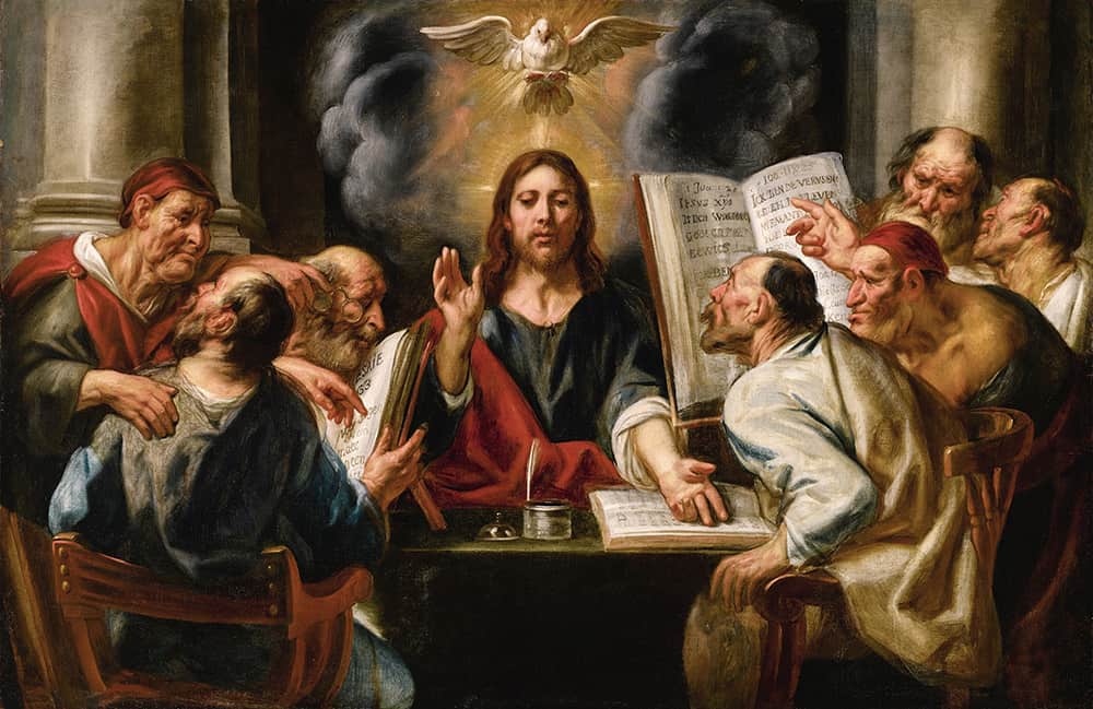 jesus with pharisees