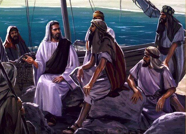 0000000000000000000000000000000000 jesus and his disciples in a boat