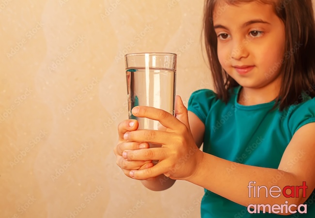 just a glass of water