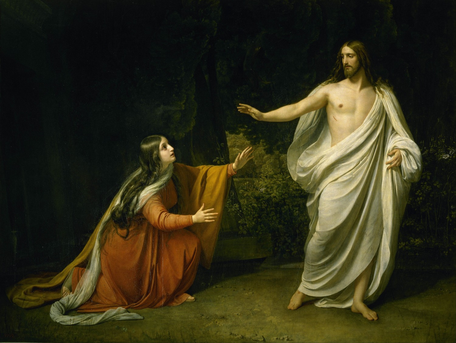 alexander ivanov christs appearance to mary magdalene after the resurrection google art project