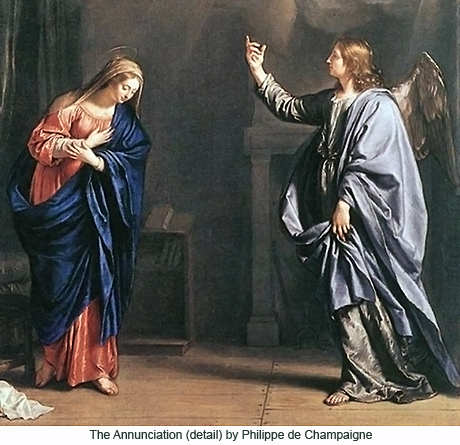 philippe de champaigne the annunciation detail 460 captioned