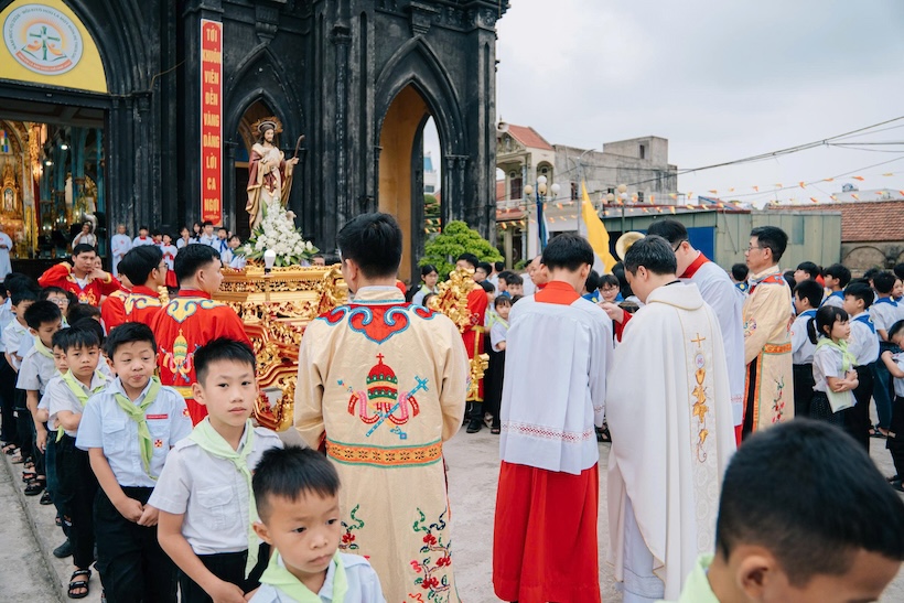 Giáo xứ Trại Đáy tổ chức ngày lễ Chúa Chiên Lành