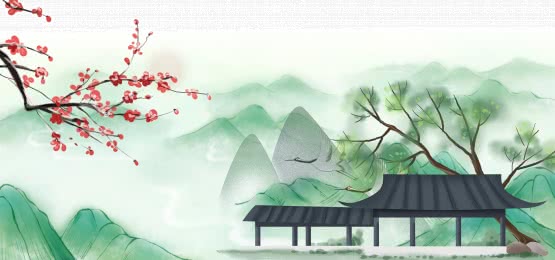 pngtree chinese style poetry conference beautiful poster background material image 165365