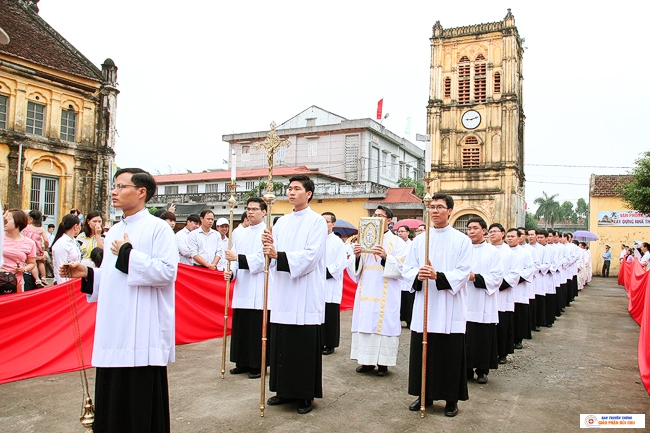 Lễ Truyền Dầu Giáo phận Bùi Chu năm 2020