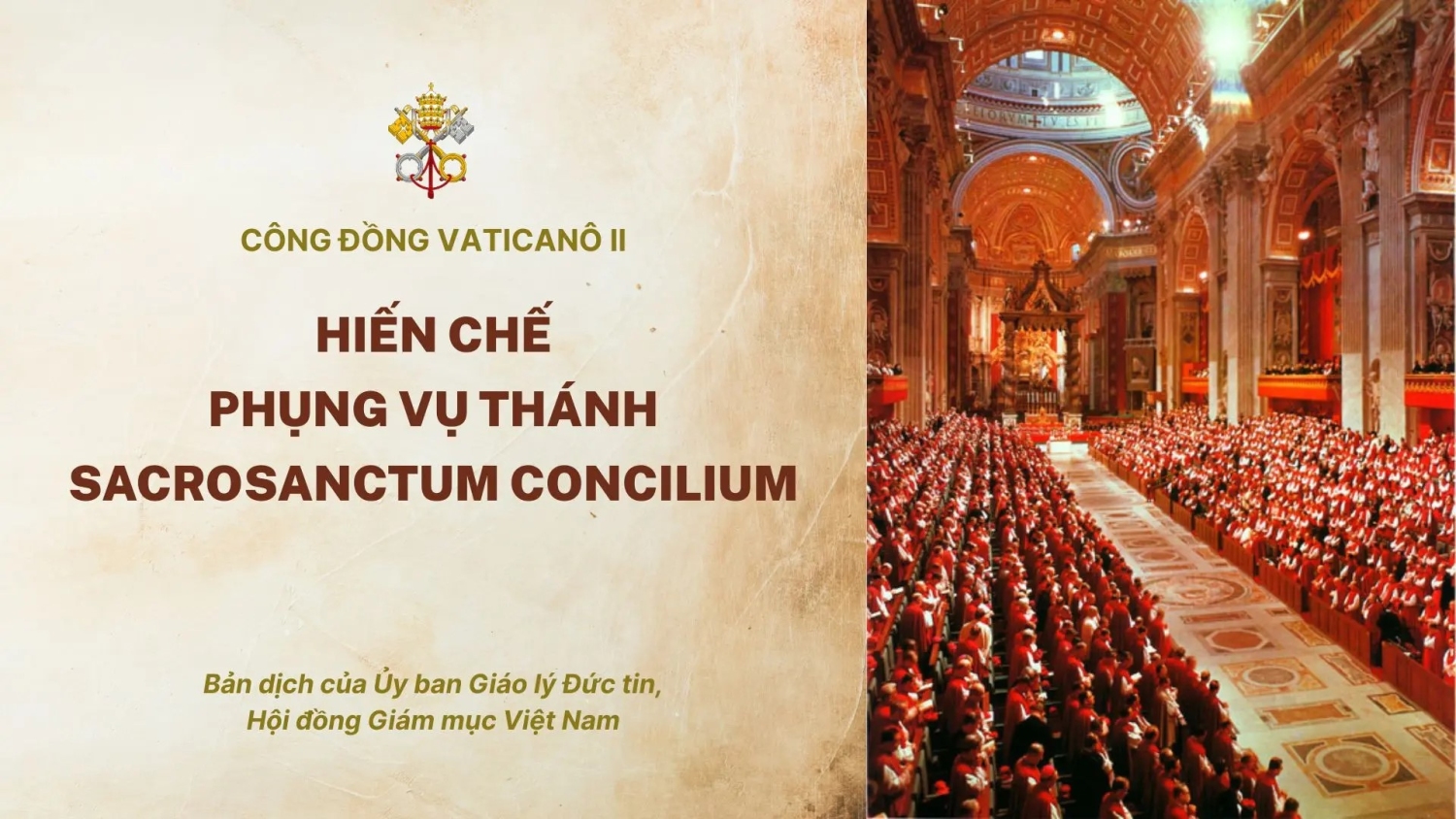 Hiến chế về Phụng vụ thánh - SACROSANCTUM CONCILIUM