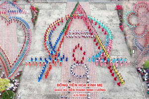 Giáo xứ Đền Thánh Ninh Cường dâng hoa kính Đức Mẹ 2025