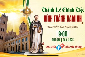 Link trực tuyến Thánh lễ kính Thánh Đaminh