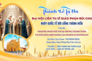Thánh lễ tạ ơn đại hội liên tu sĩ Gp Bùi Chu